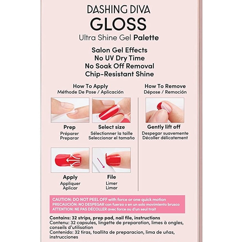 New Nail Gloss Gel Strips 2 packs - Picture 4 of 7